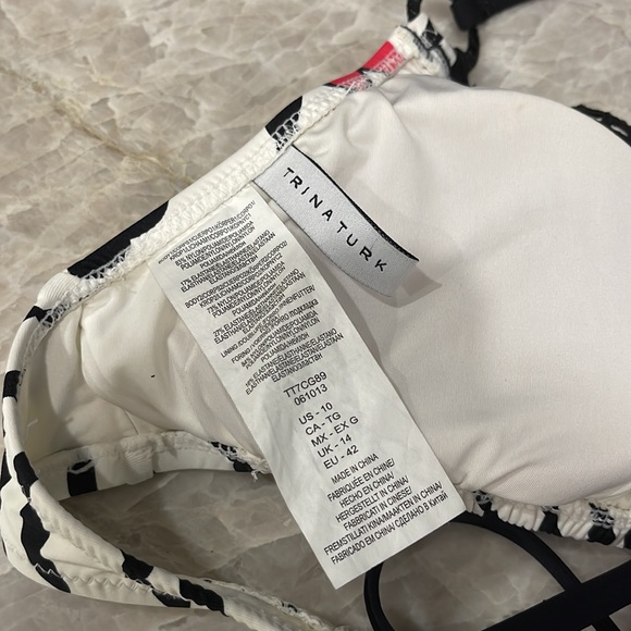 Trina Turk Ibiza Bikini -Size 10 EUC - Picture 8 of 12